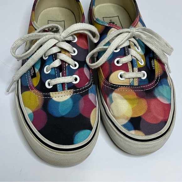 Vans Off the Wall Flashing Lights Multicolor Canvas Sneakers Women's Size 7 - Picture 2 of 13
